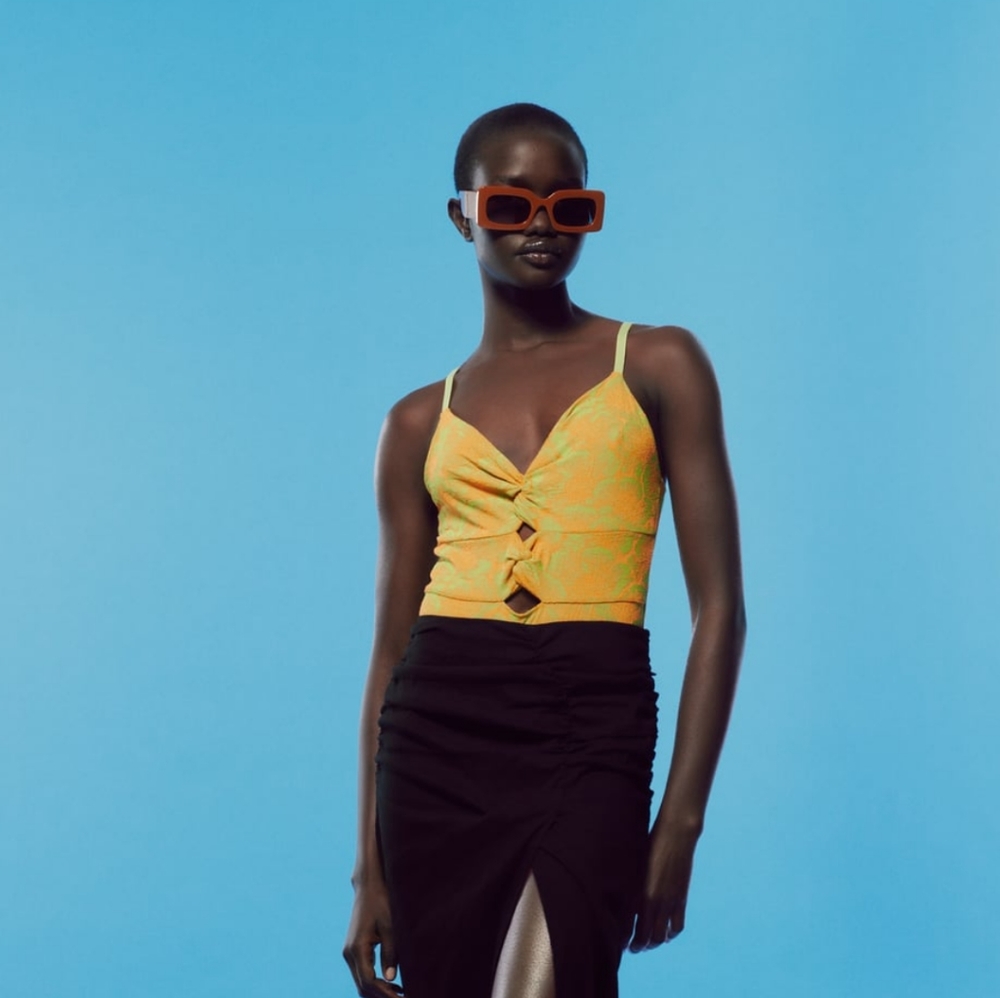 Zara Cut out Bodysuit